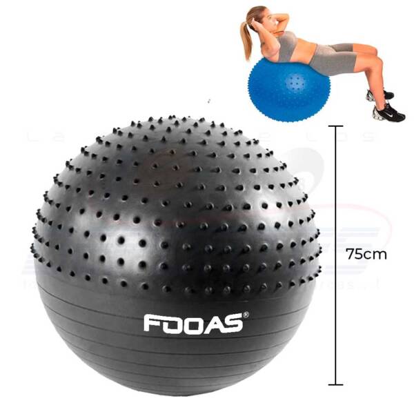 PELOTA PARA YOGA O PILATES 65 Y 75CM FOOAS - Imagen 2