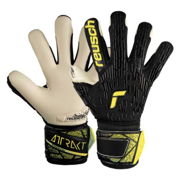REUSCH ATTRAKT FREEGEL GOLD CON FÉRULAS NIÑO