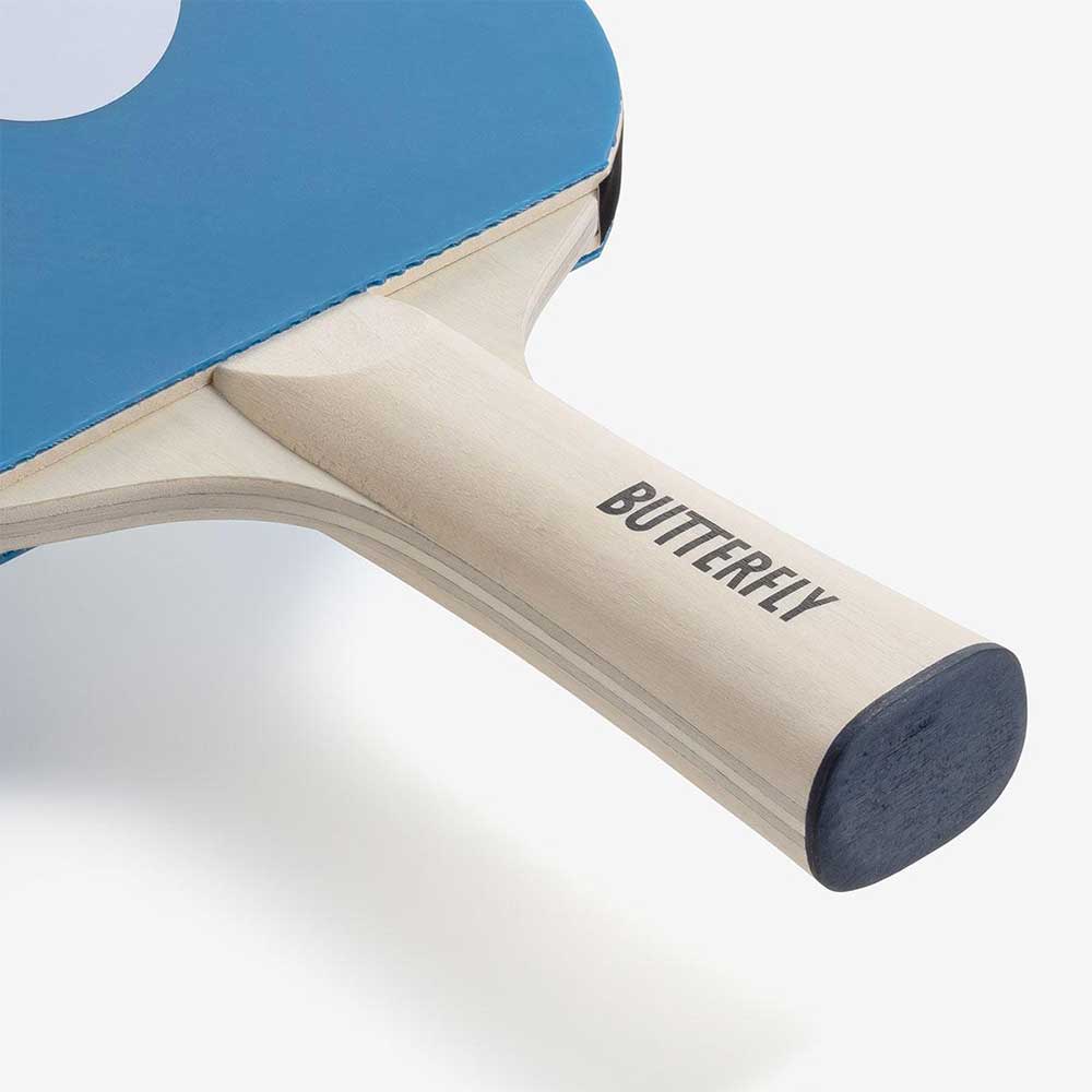 RAQUETA PING PONG BUTTERFLY LOGO AZUL - Imagen 3