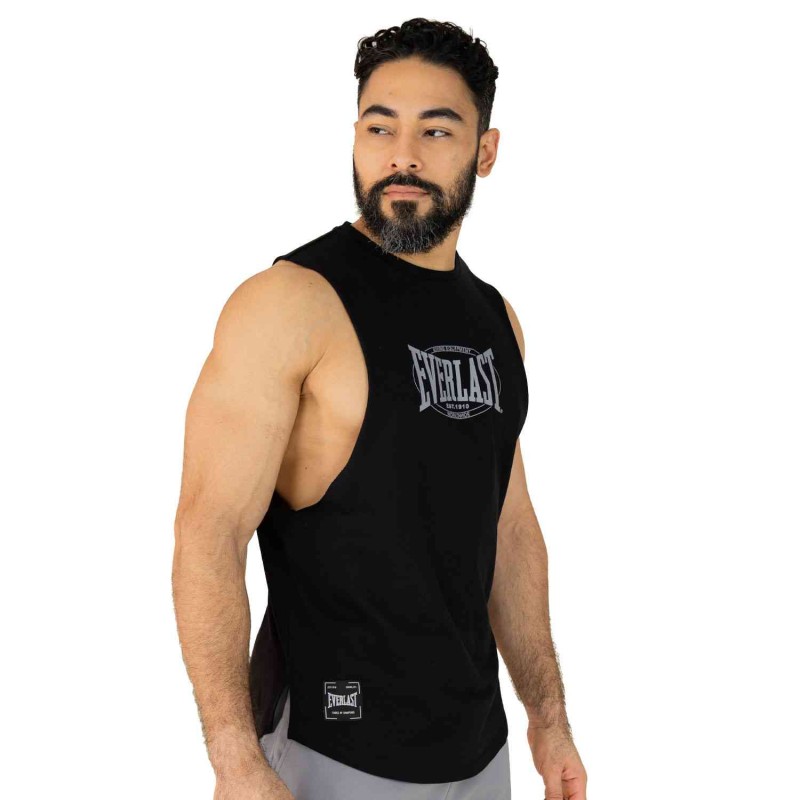 CAMISETA SIN MANGAS EVERLAST LEGACY NEGRO - Imagen 2