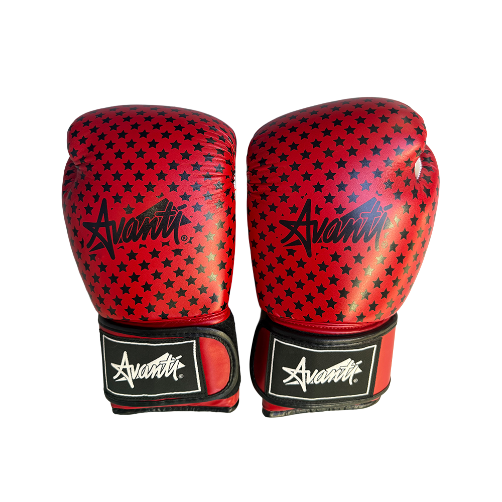 GUANTE DE BOX AVANTI PU ROJO