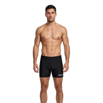 TRAJE DE BAÑO BOXER CORTO FOOAS HOMBRE NEGRO