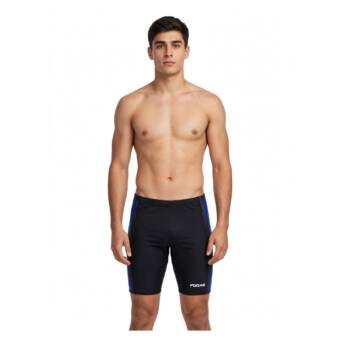 TRAJE DE BAÑO BOXER LARGO FOOAS HOMBRE NEGRO